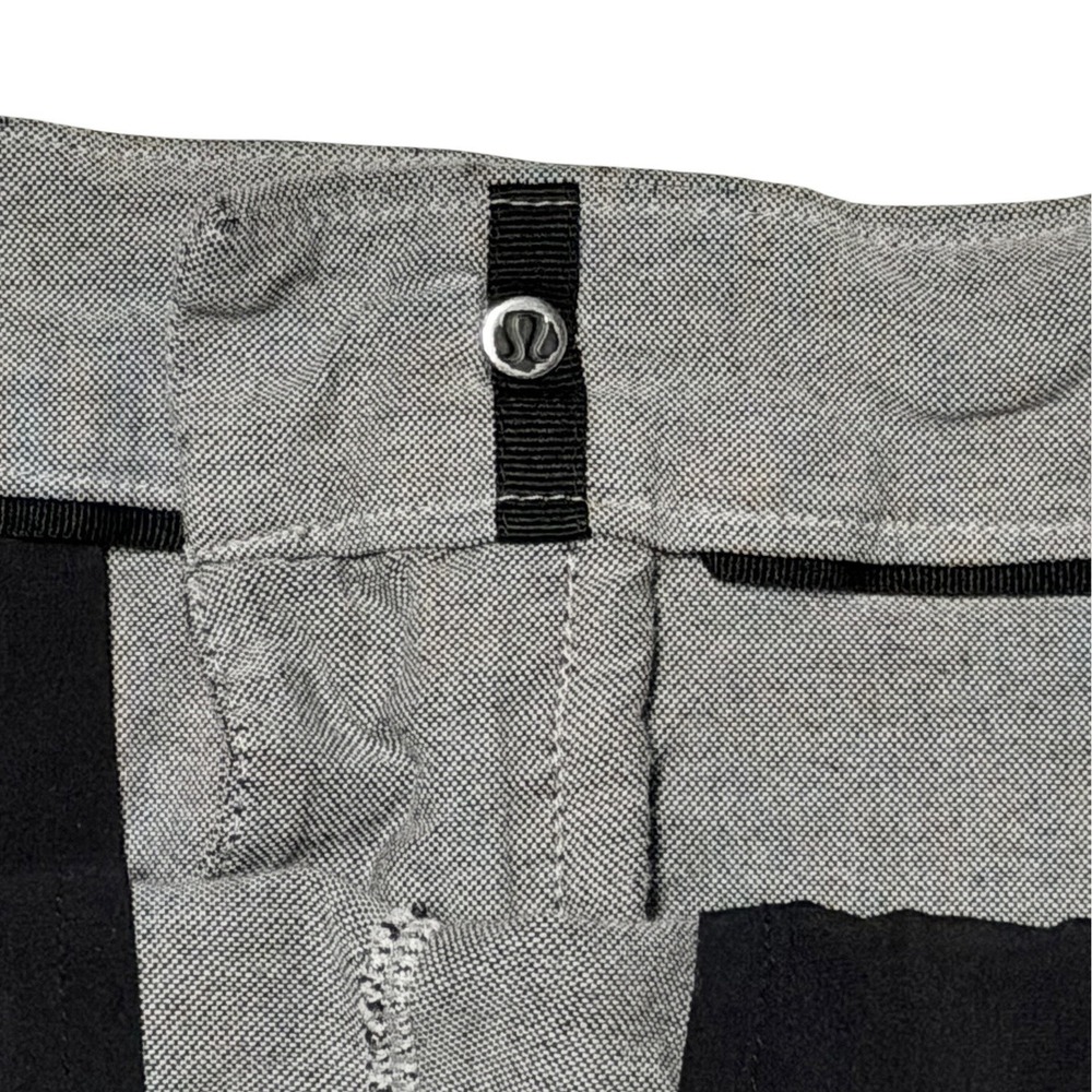 Lululemon Commission Shorts Men 33 Gray Woven 11" Qwick Oxford Chino Casual Golf - Picture 8 of 10
